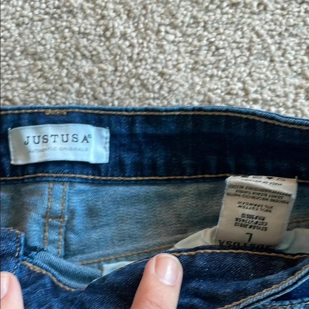 Just USA Dark Blue Jean Shorts